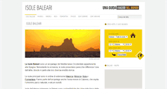 Desktop Screenshot of isolebaleari.org
